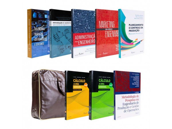 REF.14691 - Coleção de Livros Engenharia da Produção