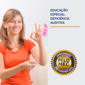 REF.5886 - Pós-Graduação em Educação Especial: Deficiência Auditiva