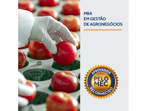 REF.7044 - Pós-Graduação em MBA em Gestão do Agronegócio